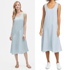 Everlane Organic Handkerchief Linen Tank Dress, S